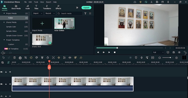 drag videos into the timeline after import
