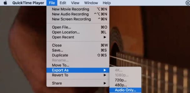 ekstrak mp3 dari video di mac