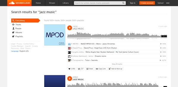 Soundcloud kostenloses Musikstreaming