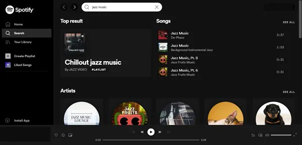 spotify music hub