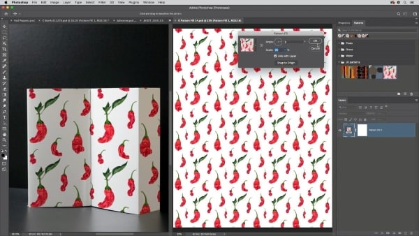 photoshop pattern preview