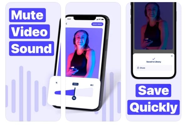 video mute menghapus suara audio