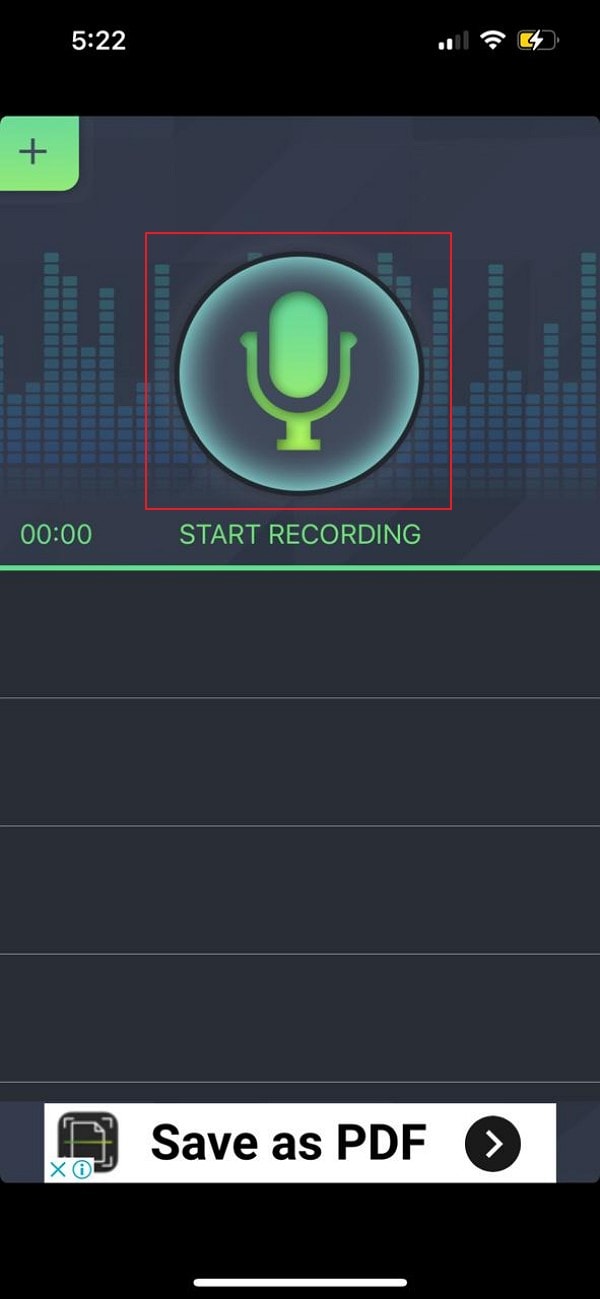 start recording voice