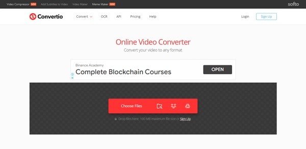 convertio online video converter