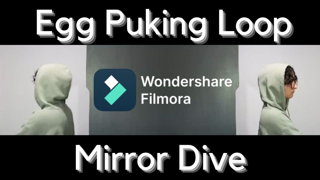 How to Make Viral Egg Puking Loop and Mirror Dive Video Effect