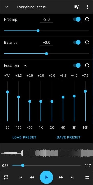 interface do music speed changer