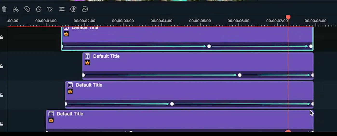 keyframe positions