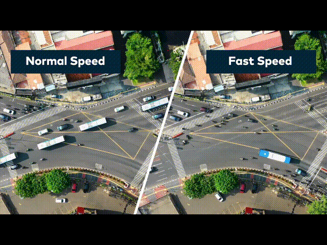 Unterschied zwischen normaler und schneller Geschwindigkeit