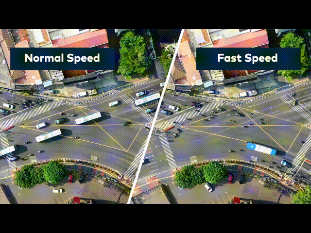 diferença entre velocidade normal e rápida