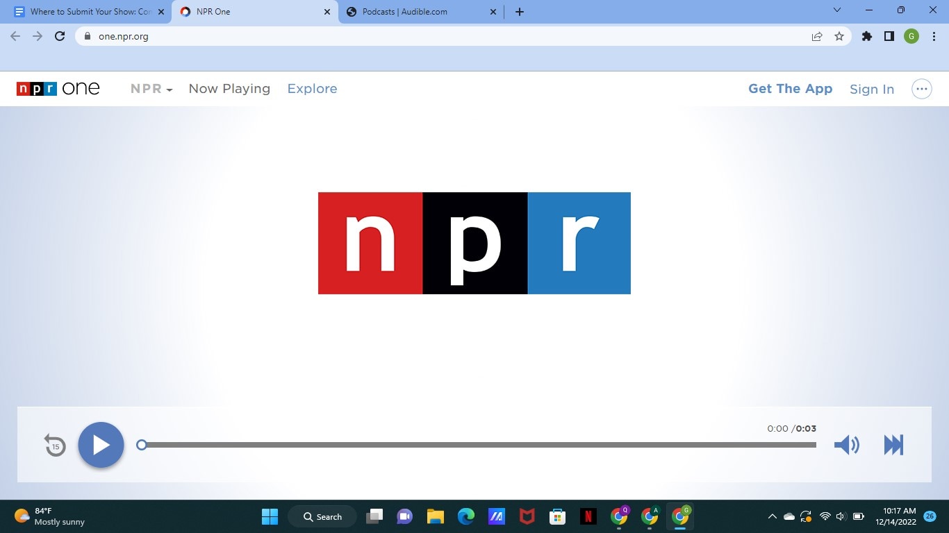 podcast directory npr one