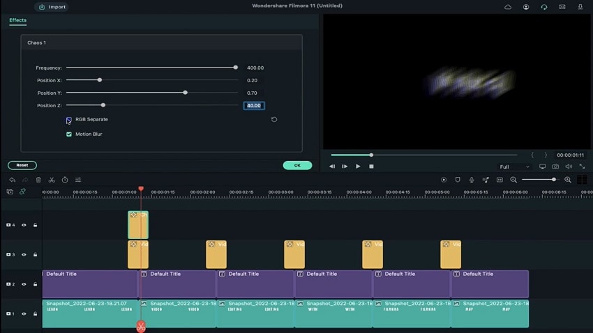 Deaktivieren Sie die RGB separat Einstellung