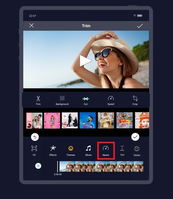 Avviare l'app speedPro