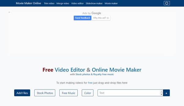 movie maker online video editor