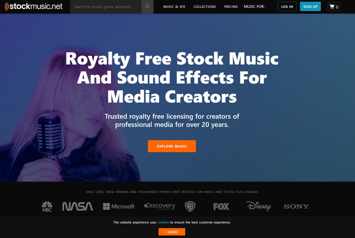 места для поиска музыки для подкаста интро stockmusic