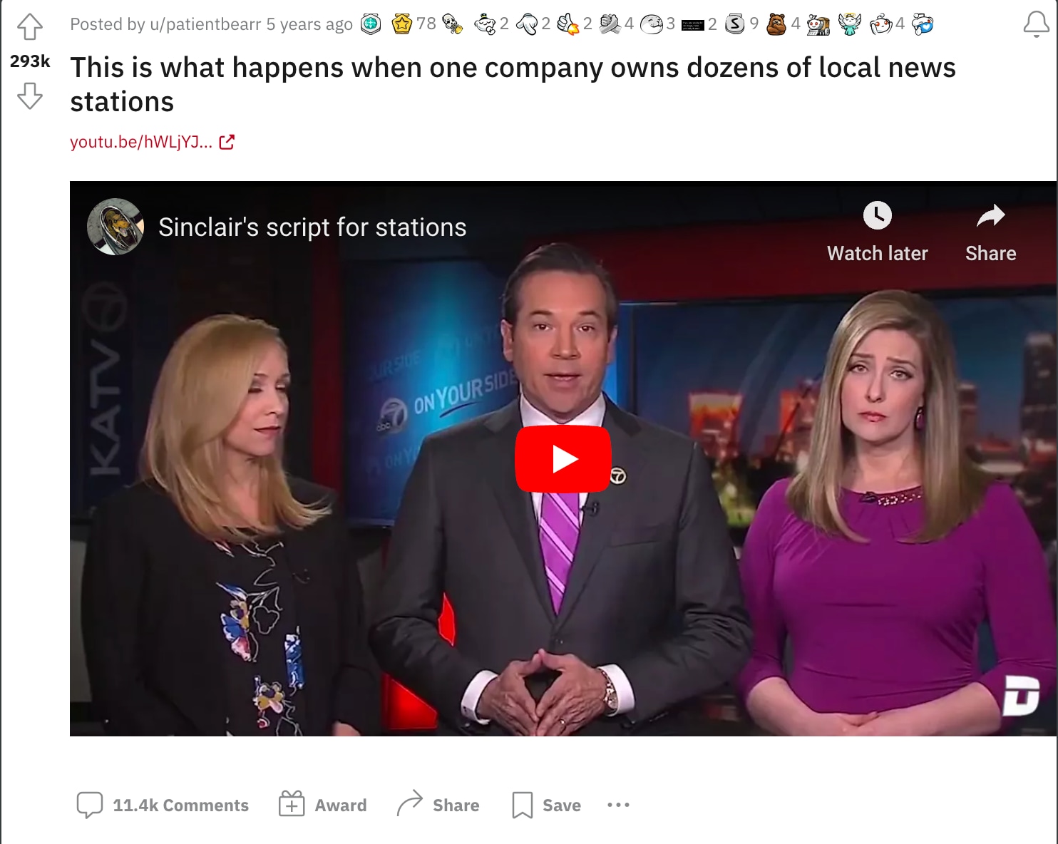 all news anchors say the same thing reddit