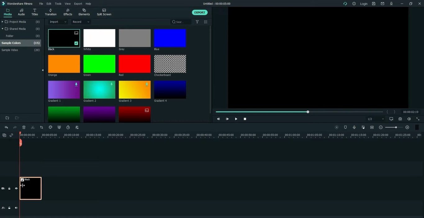 add color to video layer 1