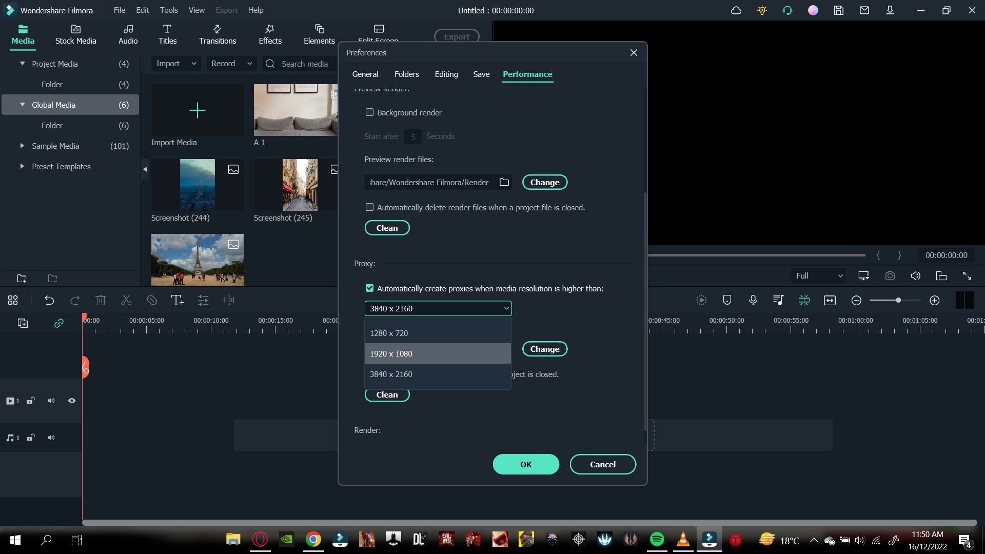 kustomisasi file proxy wondershare filmora