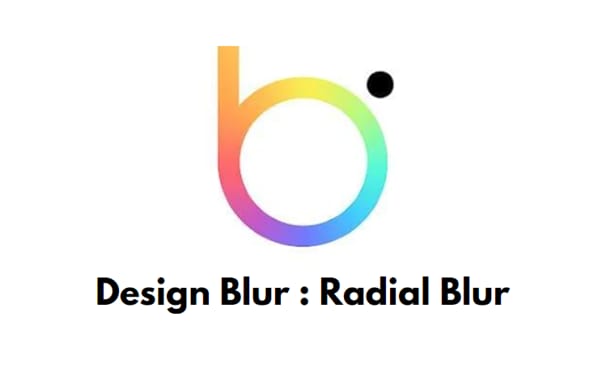 design blur radial blur app
