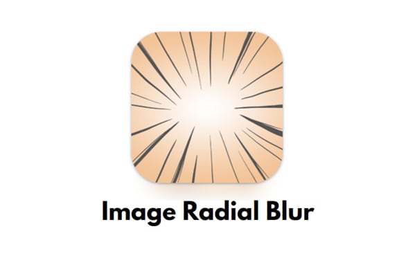 image radial blur app