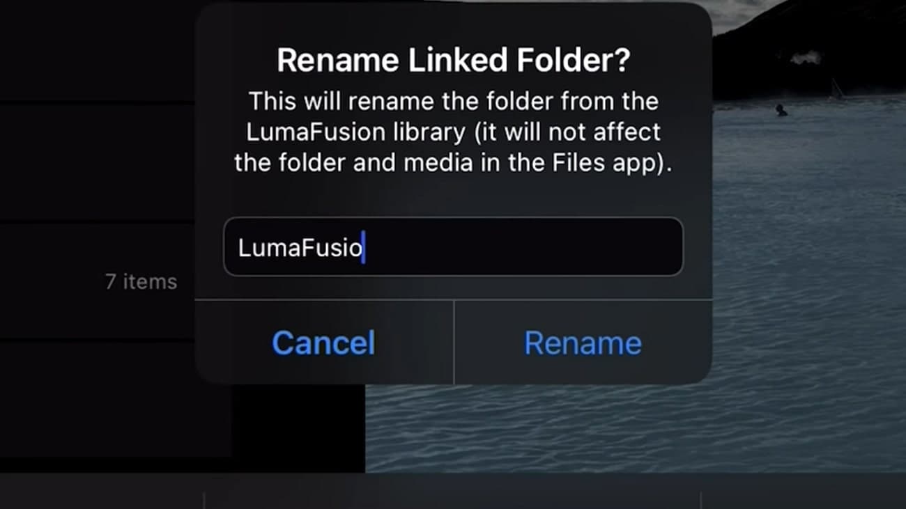 rename linked folder