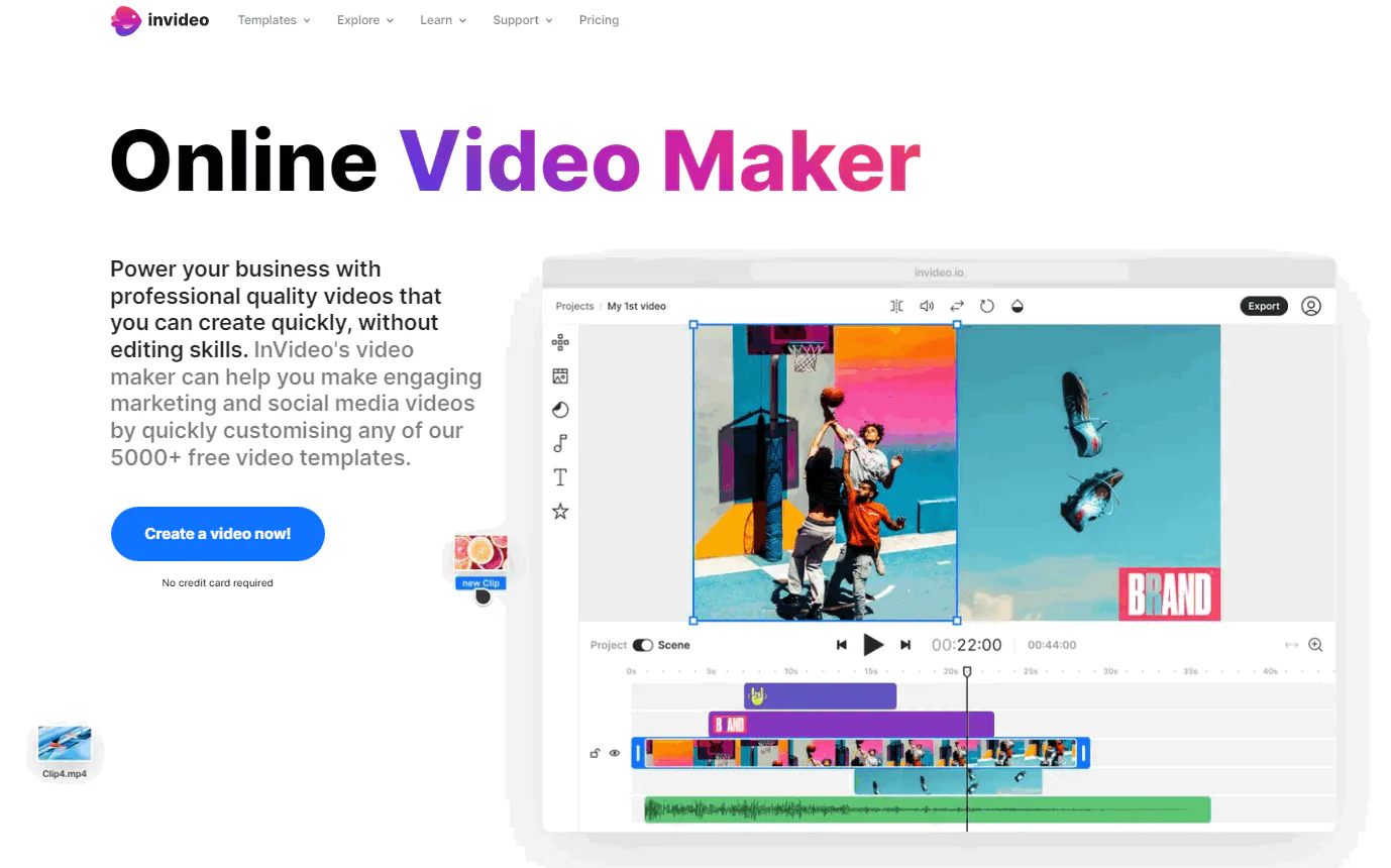 Free Online Video Editor, Interactive Video