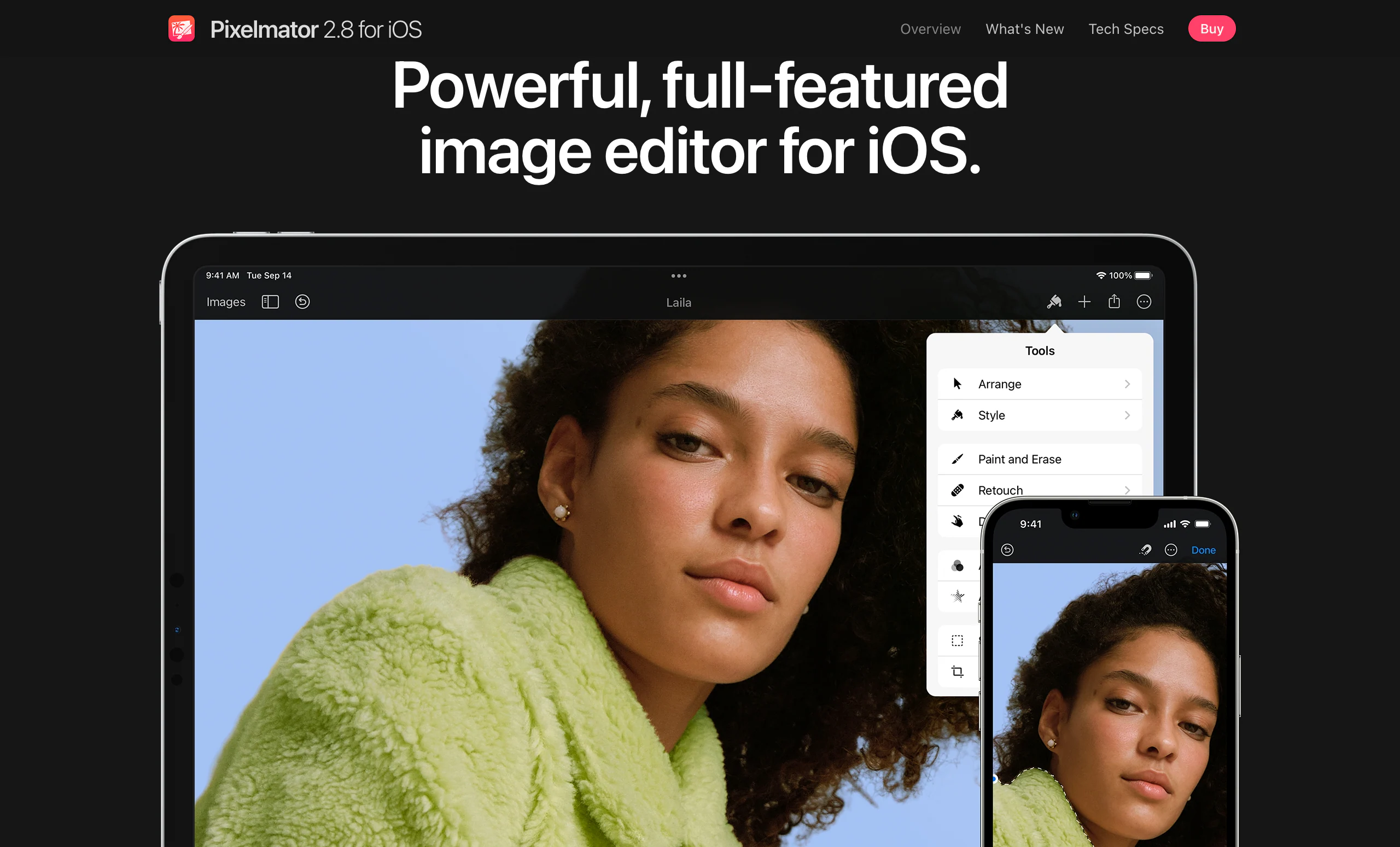 pixelmator editor de imagem ios