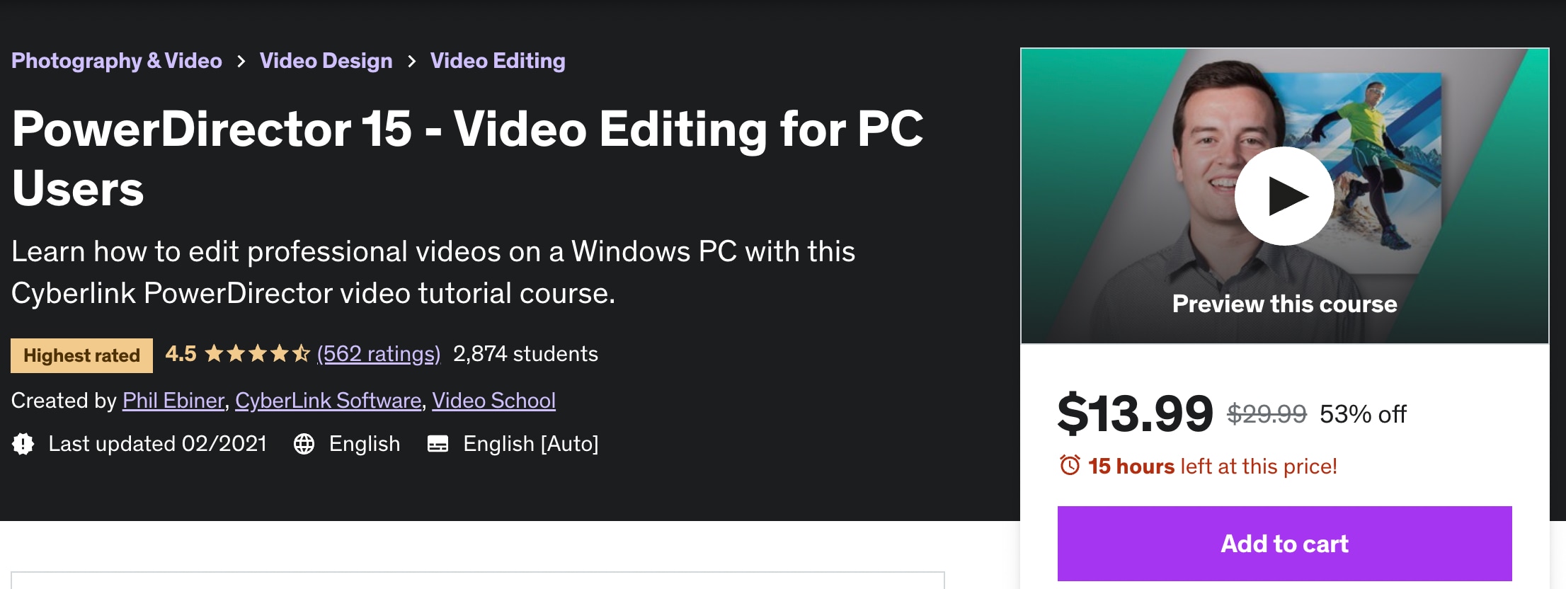 curso certificado online de edición de video con powerdirector