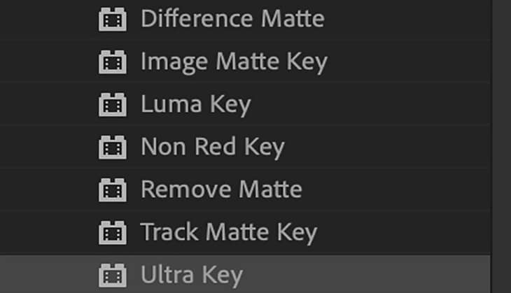 premiere pro ultra key