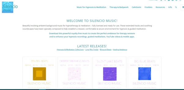 silencio for copyright free meditation music