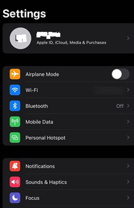 unlock iphone tap settings