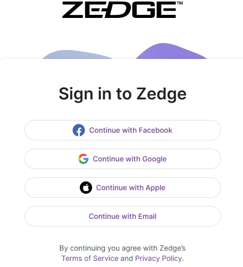 zedge signing up alarm ringtones