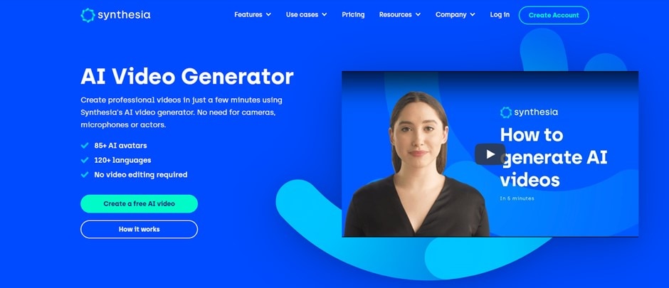 Synthesia AI Video Generator