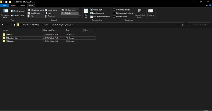 create more folders for the different formats of data