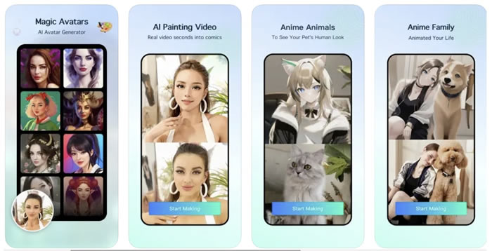faceplay IA application de peinture
