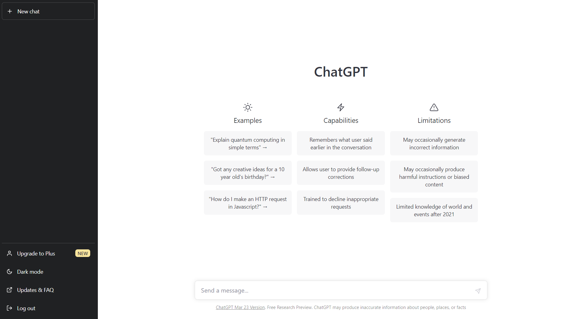sign up for chatgpt