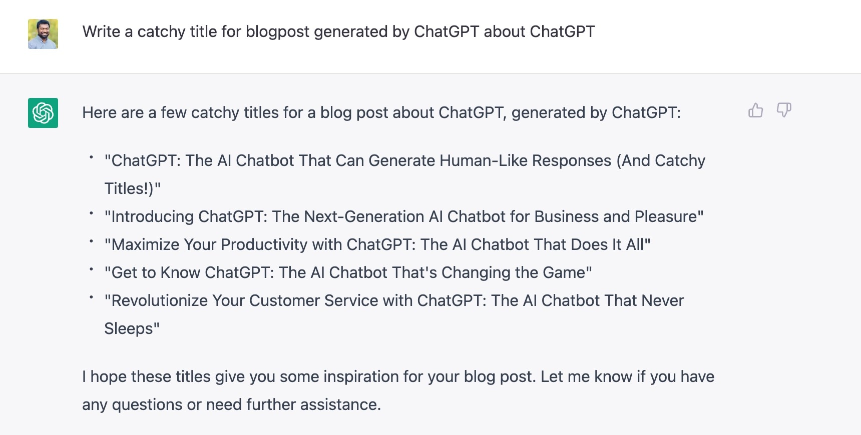 how to use chatgpt