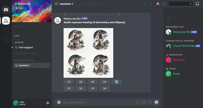 midjourney Discord Kanal