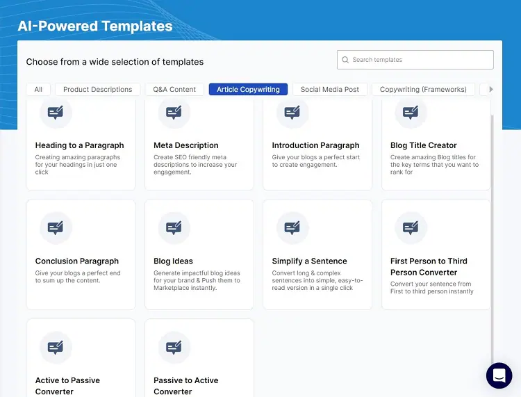 Scalenut AI Tool für das Schreiben von Stories