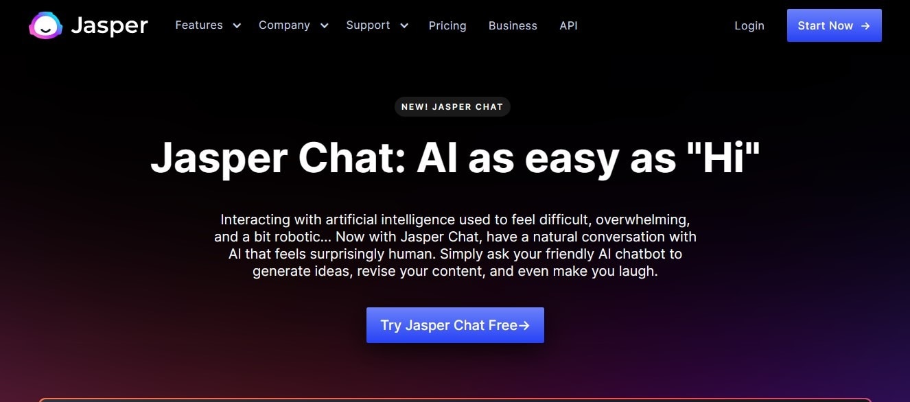 jasper chat sitio web oficial