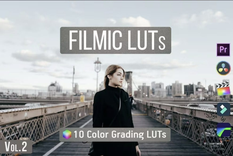 7.	 luts au ton filmique 