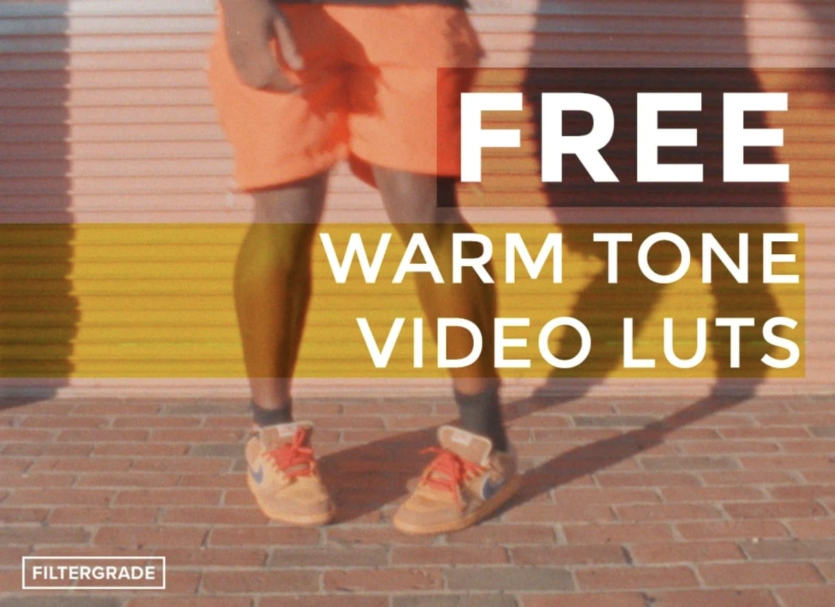 free warm tone video luts