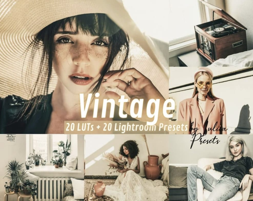 Vintage Color Grading Video Editing LUTs