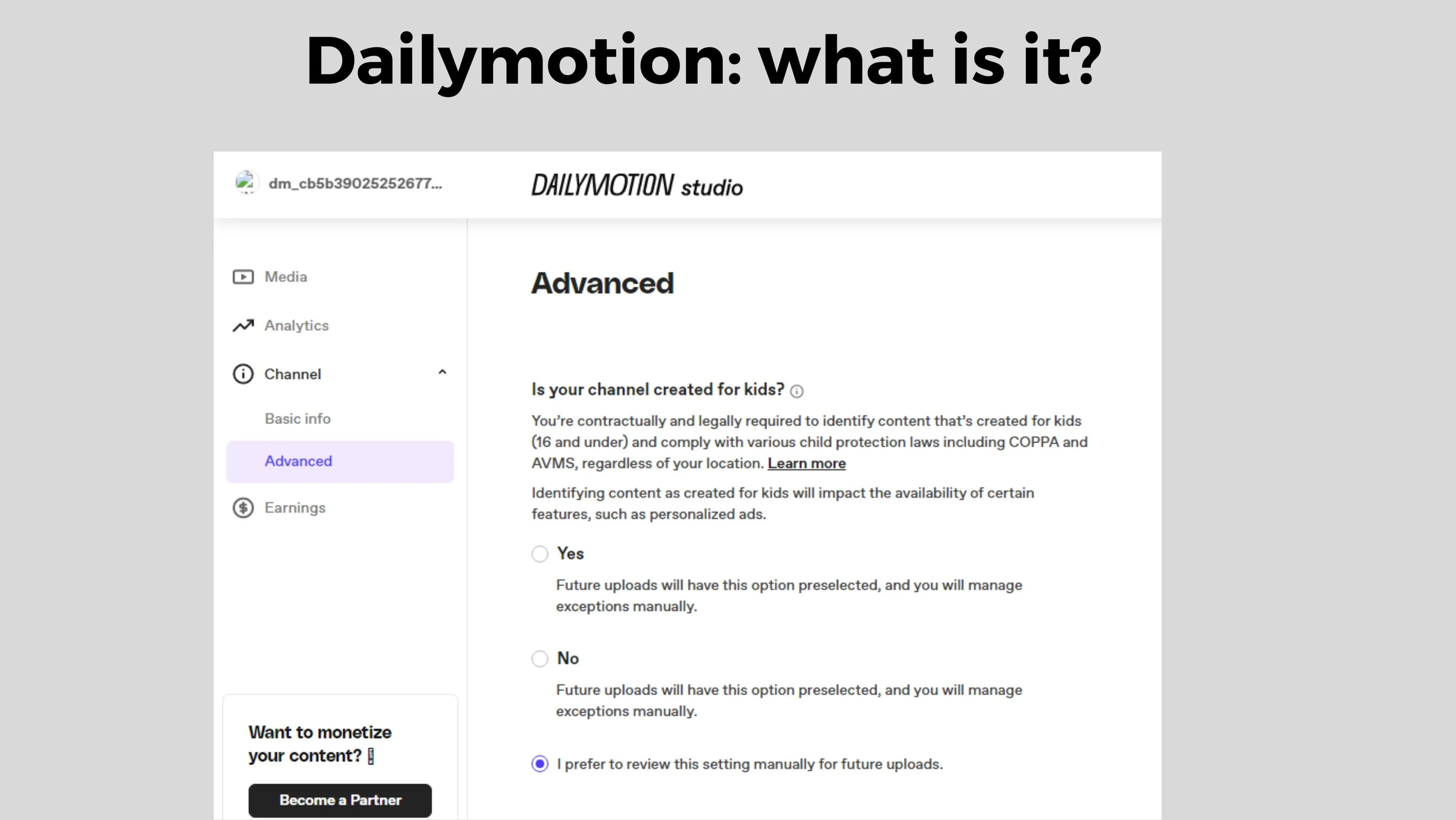 dailymotion : qu'est-ce que c'est ?