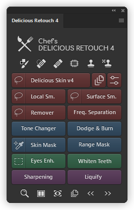 Photoshop 中最好的修圖工具－Delicious Retouch 4 