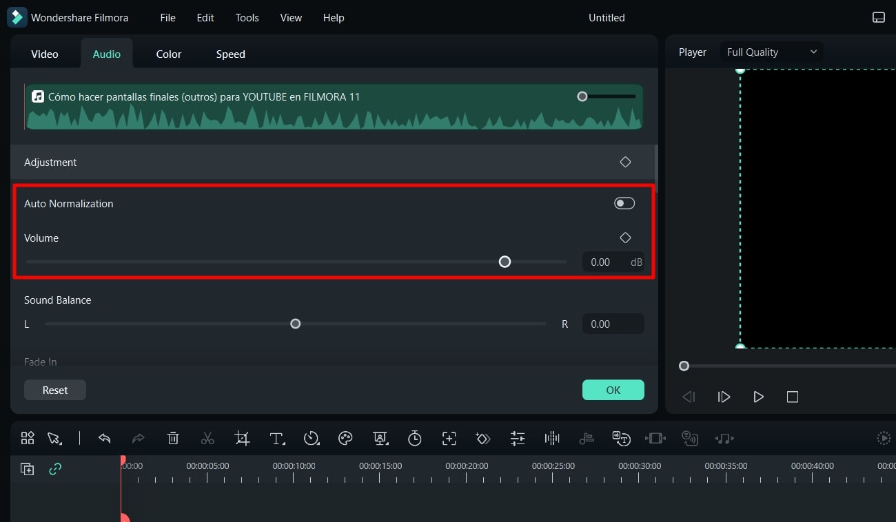 make adjustments to increase noise