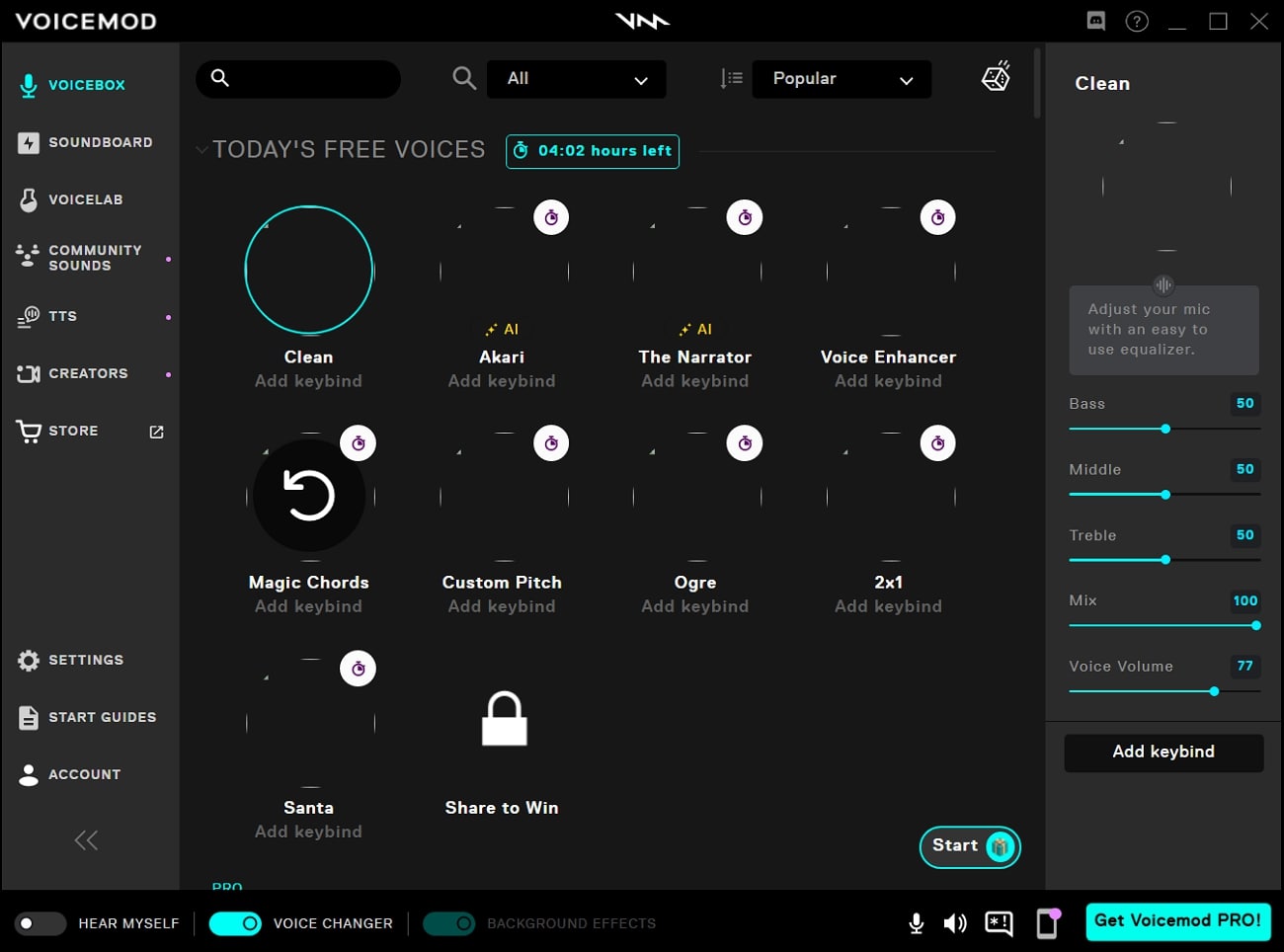 interface voicemod ia