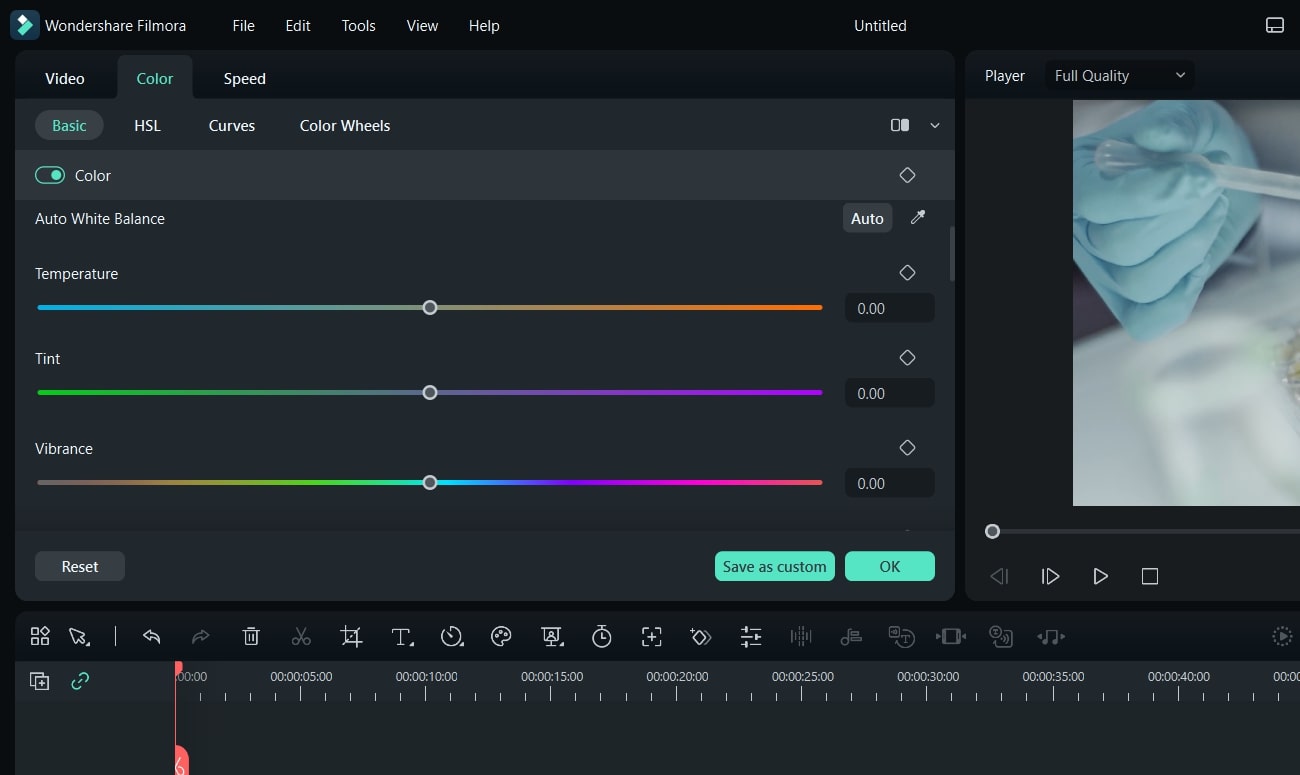 color correction filmora