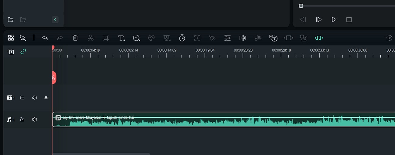 ia estiramiento de audio filmora