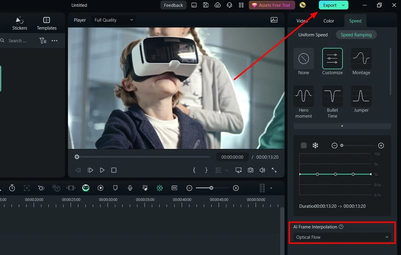 introduce optical flow and export