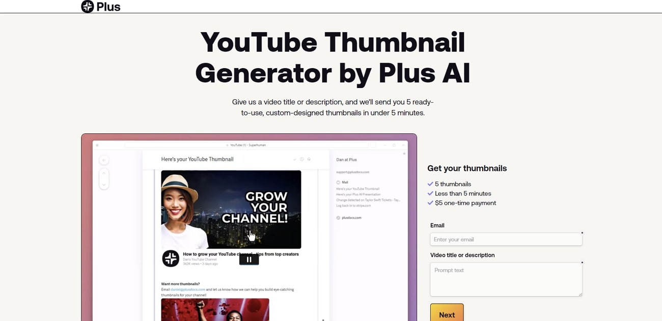 ai youtube thumbnails tool